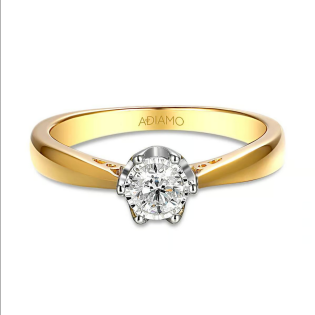 Pierścionek ROYAL AP Magic 6ł-0,24ct AW 88312 YW-0,24 próba 585