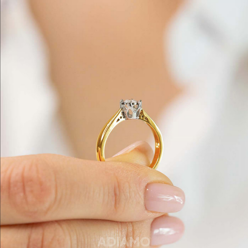 Pierścionek ROYAL AP Magic 6ł-0,24ct AW 88312 YW-0,24 próba 585