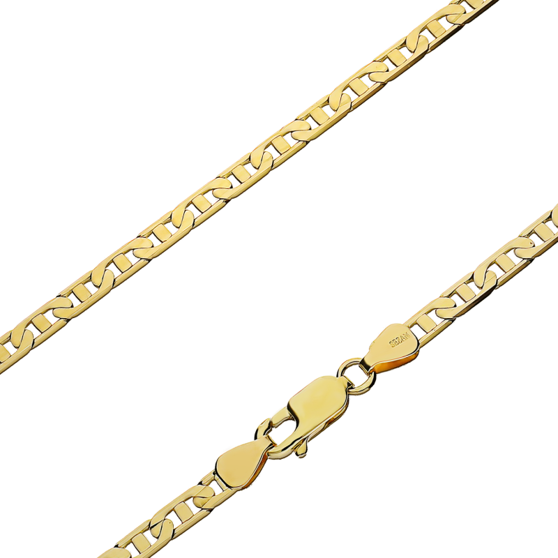 Łańcuszek złoty splot typu marina