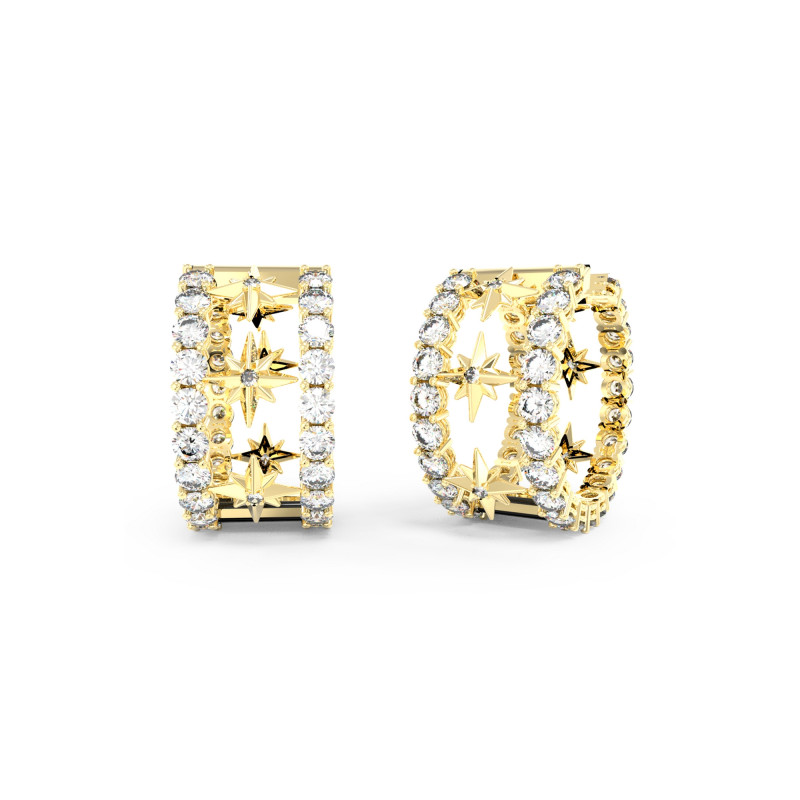 Kolczyki Guess JUBE03318JWYG złote, eleganckie - JubilerSezam.pl