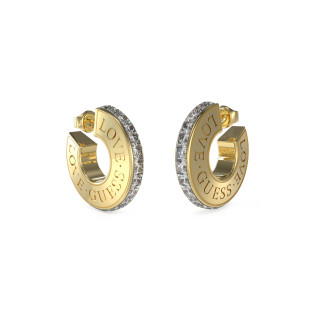 Kolczyki damskie Guess koła JUBE04083JWYG