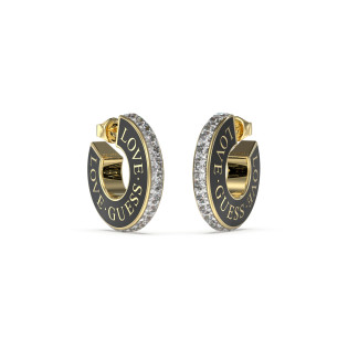 Kolczyki damskie Guess koła JUBE04083JWYGBK