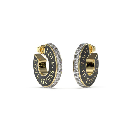 Kolczyki damskie Guess koła JUBE04083JWYGBK