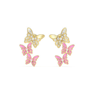 Kolczyki damskie Guess motyle JUBE04104JWYGLP