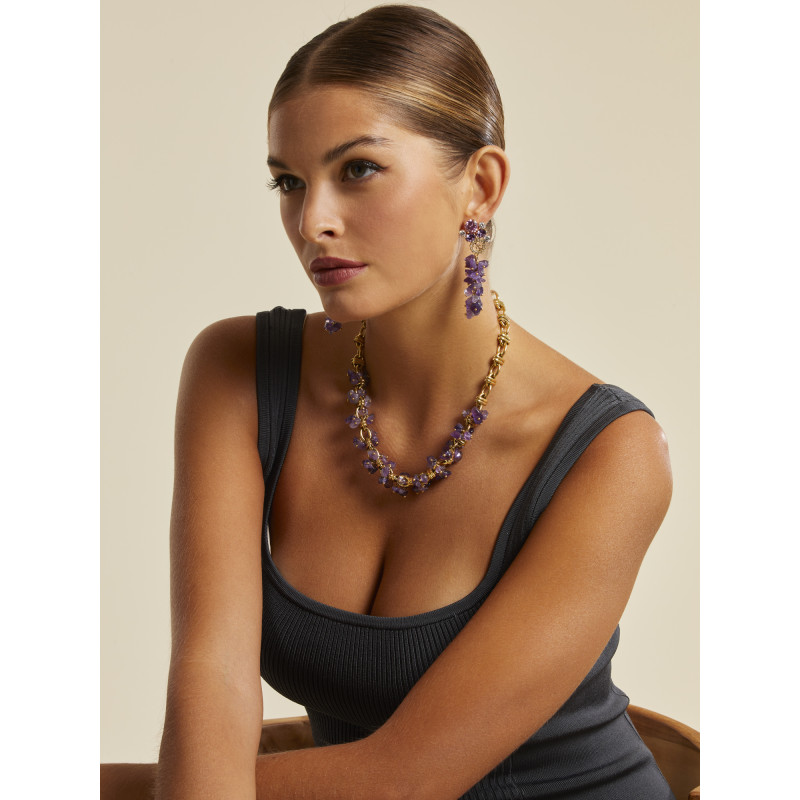 Kolczyki damskie Guess JUBE03202JWYGAM