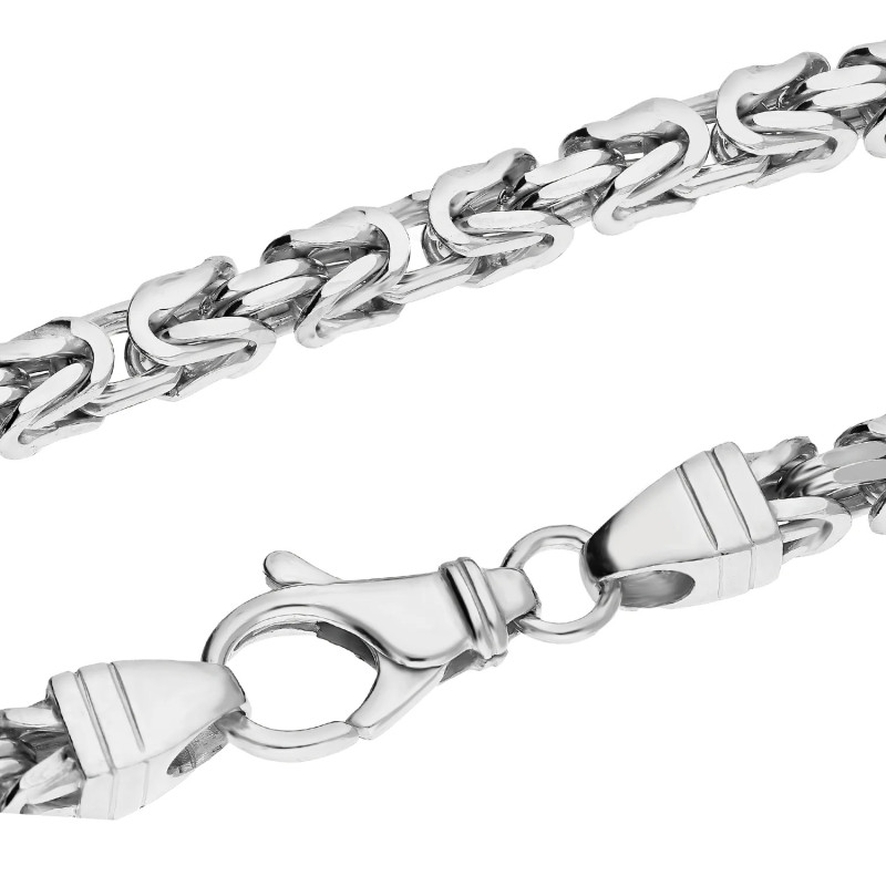 Łańcuszek srebrny splot królewski BC 1380-120 4l ROD próba 925