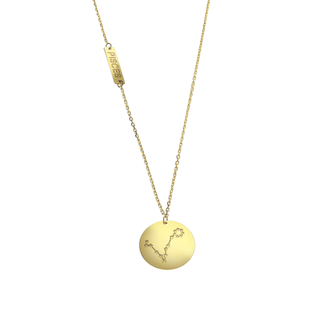 Naszyjnik złoty gwiazdozbiór-ryby AR VX5FOR6N7023-IV-2-LS próba 375