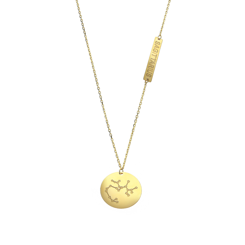 Naszyjnik złoty gwiazdozbiór-Strzelec/rolo AR VX5FOR6N7023-IV-11-LS próba 375