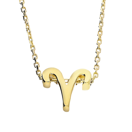 Naszyjnik zodiak baran-znak chiński/anker MZ T23-PN-253 baran próba 375