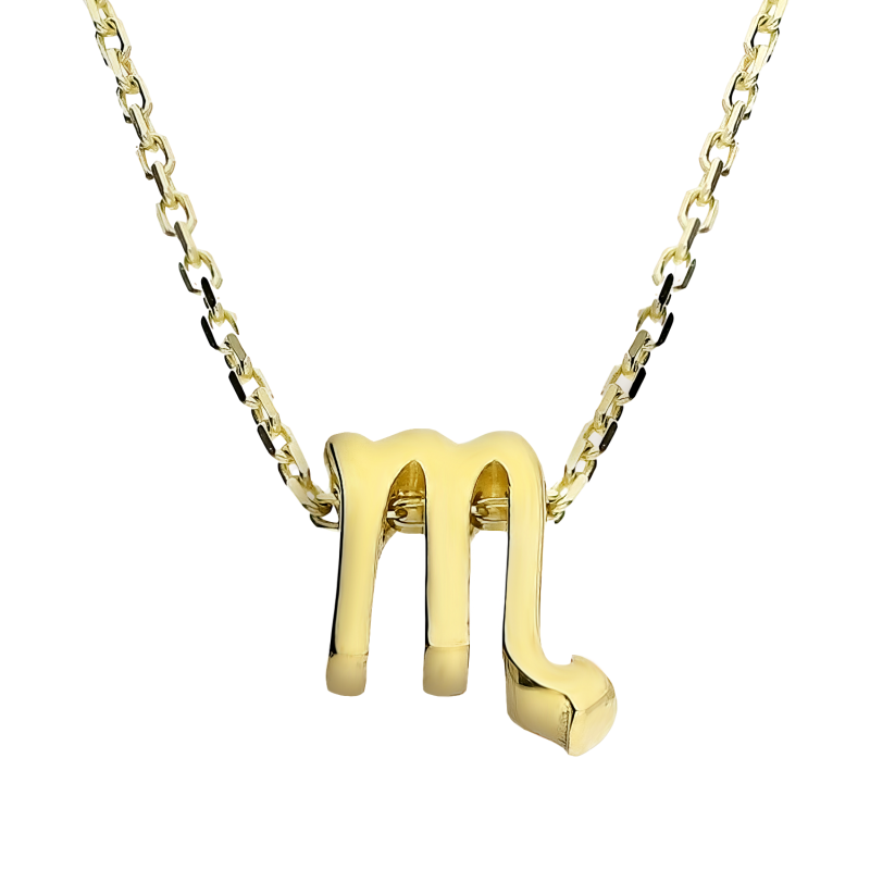 Naszyjnik znak zodiaku Skorpion ze złota 375