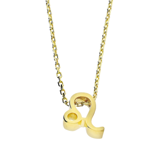 Naszyjnik znak zodiaku Lew ze złota 375