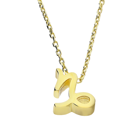 Naszyjnik złoty ze znakiem zodiaku Koziorożec próba 375