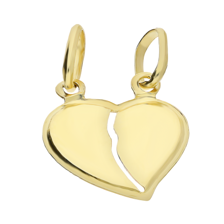 Serduszko łamane gładkie CB B-207-32-60-71 próba 585