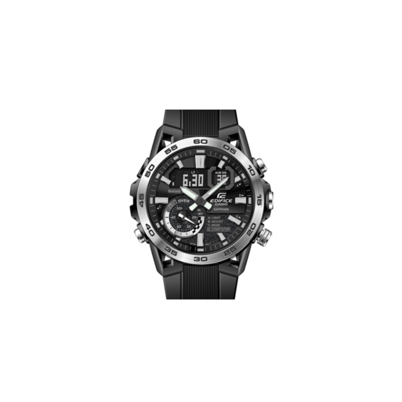 Casio Edifice ECB-40P-1AEF - Męski zegarek Bluetooth - JubilerSezam.pl