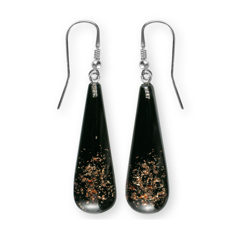 Kolczyki srebrne LA FENICE ze szkłem murano KQ WSZ415 próba 925