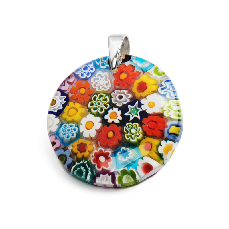 Zawieszka srebrna MURRINA ze szkłem murano KQKO93  próba 925