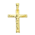 Krzyżyk pozłacany z wizerunkiem Pana Jezusa srebro 925