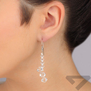 Kolczyki srebrne GRACE RD 375-1 crystal próba 925