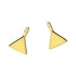 Kolczyki złote trójkąt blask/sztyft MZ T5-ES-1400 próba 375