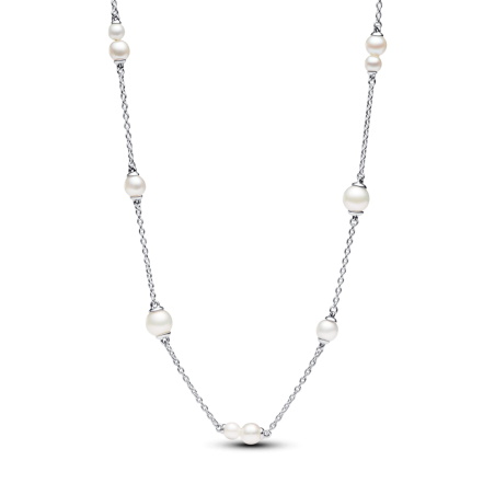 Naszyjnik łańcuszkowy z poddanymi obróbce słodkowodnymi perłami hodowanymi 393175C01