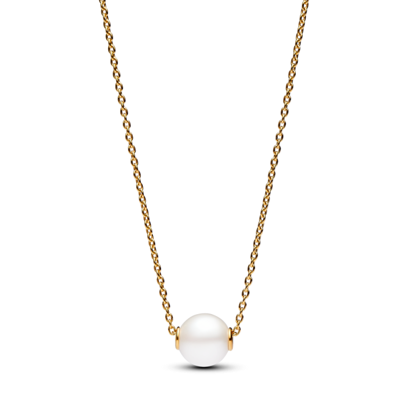 Złoty Naszyjnik Pandora z Perłą Hodowaną 363167C01 - JubilerSezam.pl