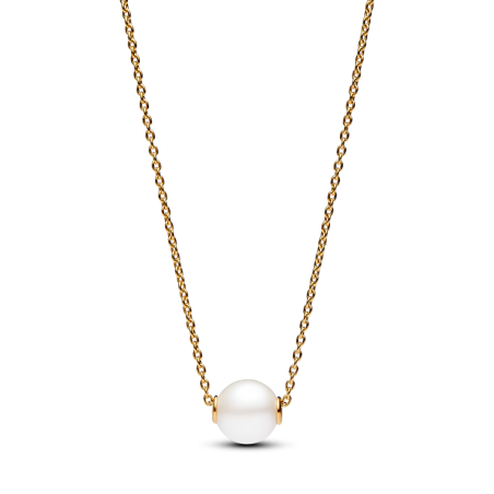 Złoty Naszyjnik Pandora z Perłą Hodowaną 363167C01 - JubilerSezam.pl