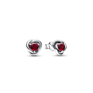 Kolczyki sztyfty Czerwony symbol wieczności PE 292334C01