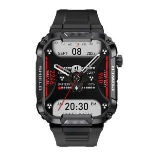 Smartwatch Rubicon RNCF07 czarny SMARUB216