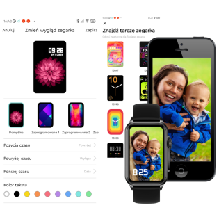 Smartwatch Rubicon RNCF06 róźowe złoto SMARUB219