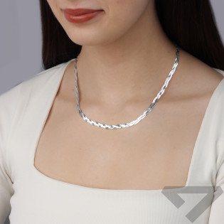 Łańcuszek srebrny taśma BC 1601-040 3R próba 925