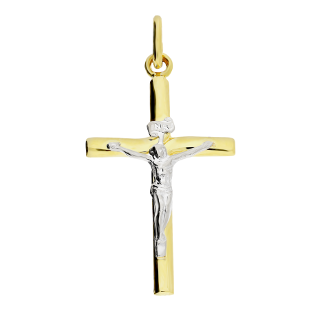 Krzyżyk złoty z wizerunkiem Pana Jezusa CB C-550 próba 585