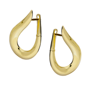 Kolczyki złote kropla ramka/ang.zap. GE GF173 próba 585