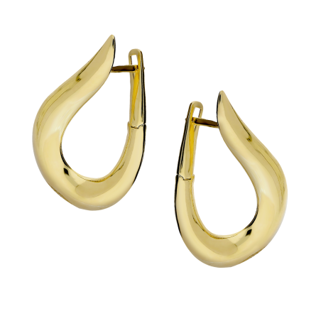 Kolczyki złote kropla ramka/ang.zap. GE GF173 próba 585