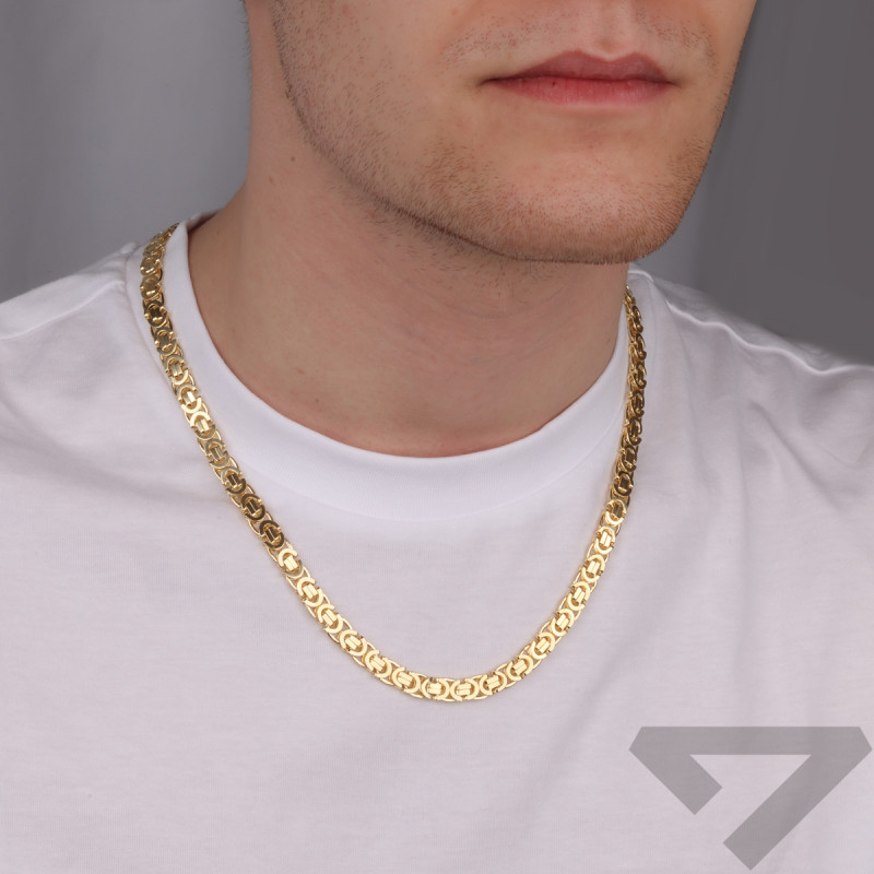 Łańcuszek złoty bizantyna