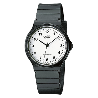Zegarek męski Casio MQ-24-7BLLEG – klasyczny, lekki, minimalistyczny, czarny