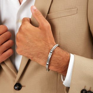 Męska bransoletka Maserati JM423AVD21 - JubilerSezam.pl