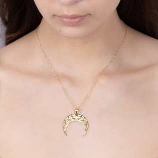 Zawieszka pozłacana półksiężyc JZ 10250613 próba 925