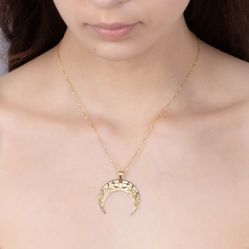 Zawieszka pozłacana półksiężyc JZ 10250613 próba 925