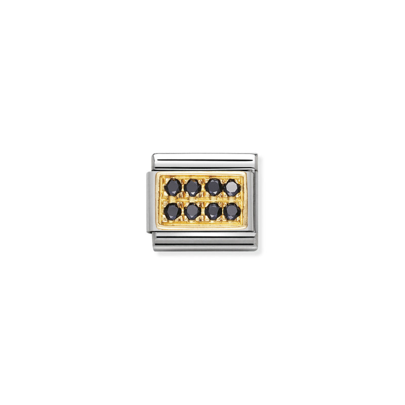 Link Nomination Composable Cyrkonie czarne NP 030314 10