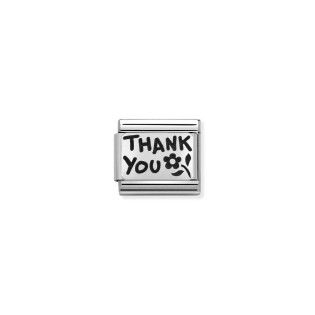 Link Nomination Thank You - Srebrny Element do Bransoletki - JubilerSezam.pl