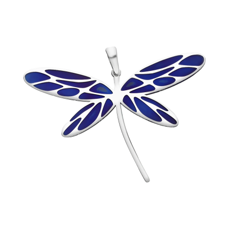 Zawieszka srebrna motyl ramka z tytanem JZ 10244625 próba 925