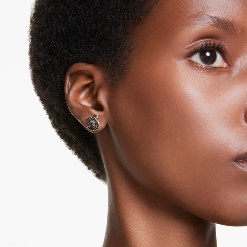 Kolczyki zapinane na sztyft Swarovski Swan 5684608