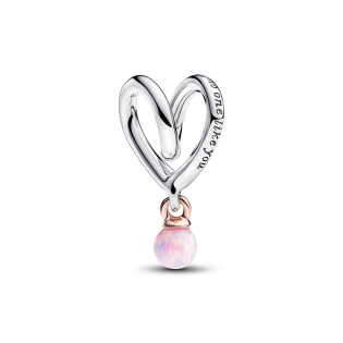 Dwutonowy charms Pandora Otulające serce 783242C01