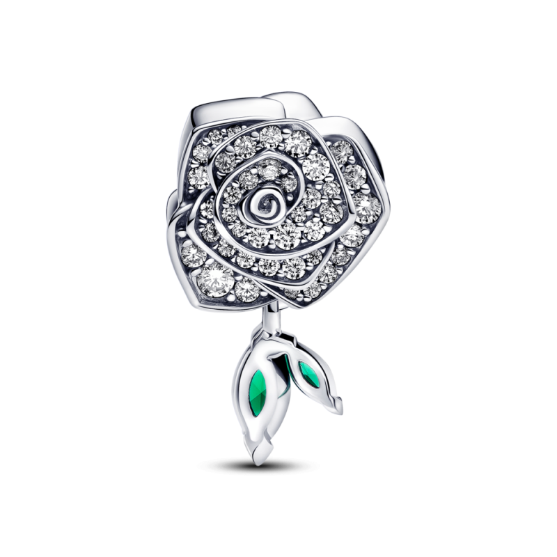 Charms Pandora Lśniąca Róża w Rozkwicie 793201C01 - JubilerSezam.pl