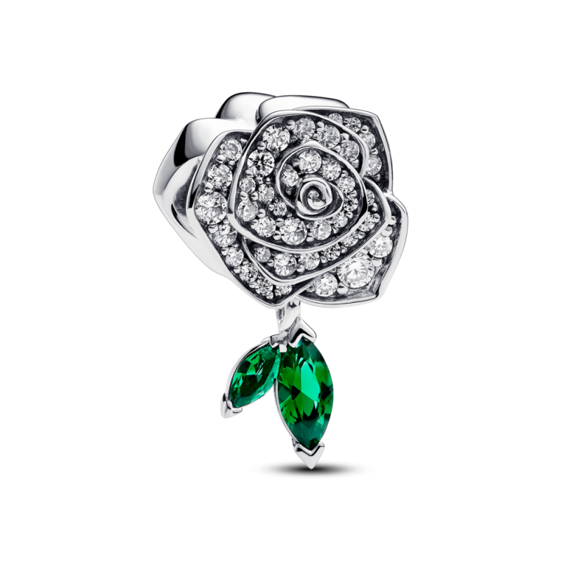 Charms Lśniąca róża Pandora w rozkwicie 793201C01