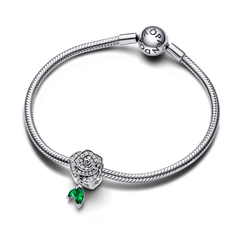 Charms Pandora Lśniąca Róża w Rozkwicie 793201C01 - JubilerSezam.pl