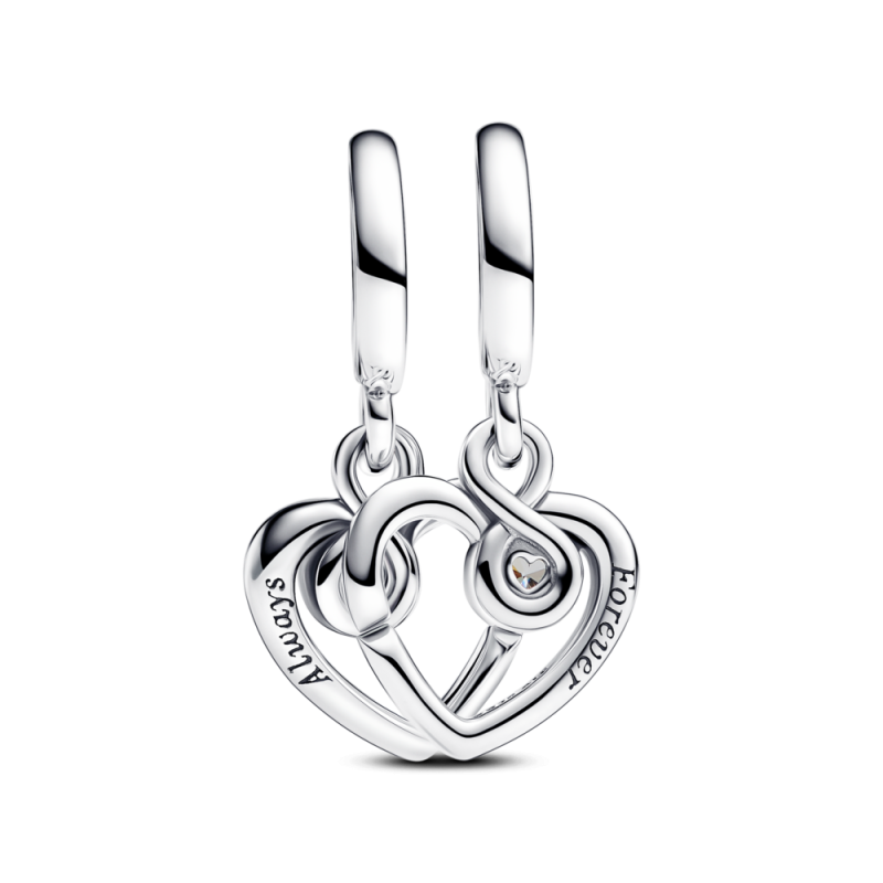Rozdzielany charms-zawieszka Pandora Na zawsze przy Tobie 793232C01