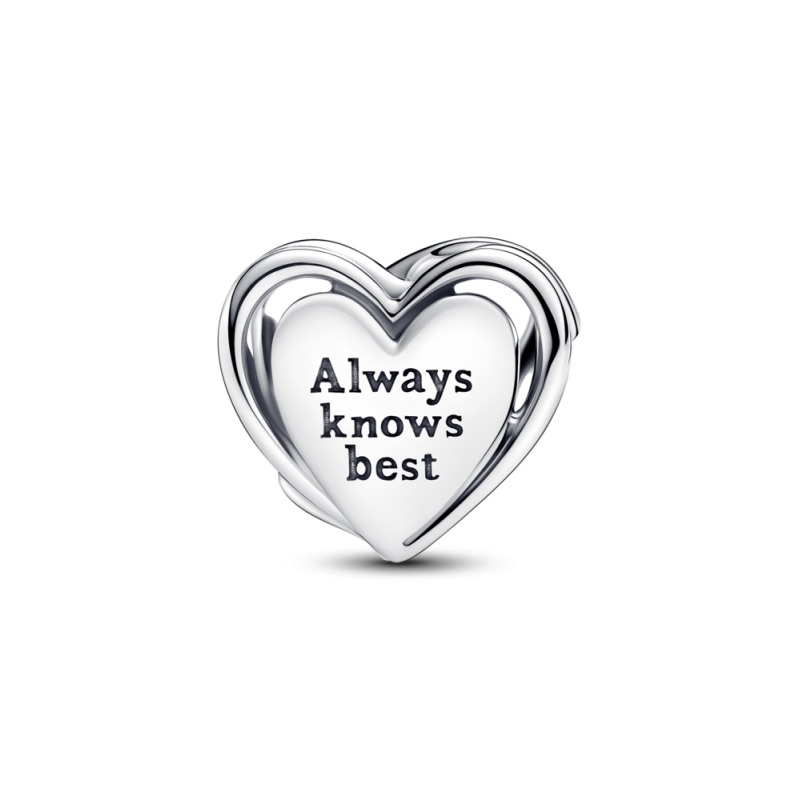 Ażurowy charms Pandora Mama i serce 793233C01