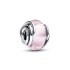 Charms ze srebra i różowego szkła Murano Pandora 793241C00