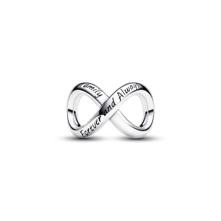 Charms Pandora z symbolem nieskończoności Na zawsze przy Tobie 793243C00